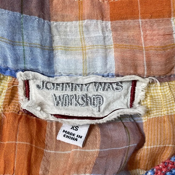 Johnny Was PETUNIA SQUARE NECK PARK BLOUSE. Size: XS - Picture 11 of 11